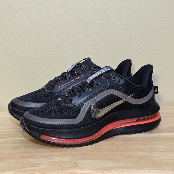 Nike Air Zoom Pegasus Premium Running Black Bright Crimson Silver HQ2593-003 9 - Picture 3 of 7